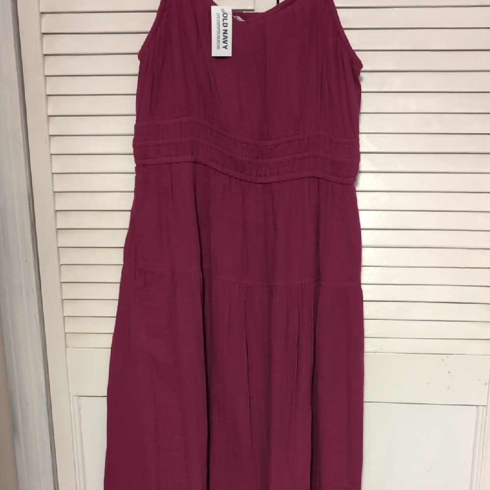 Old Navy Pink Sleeveless Dress